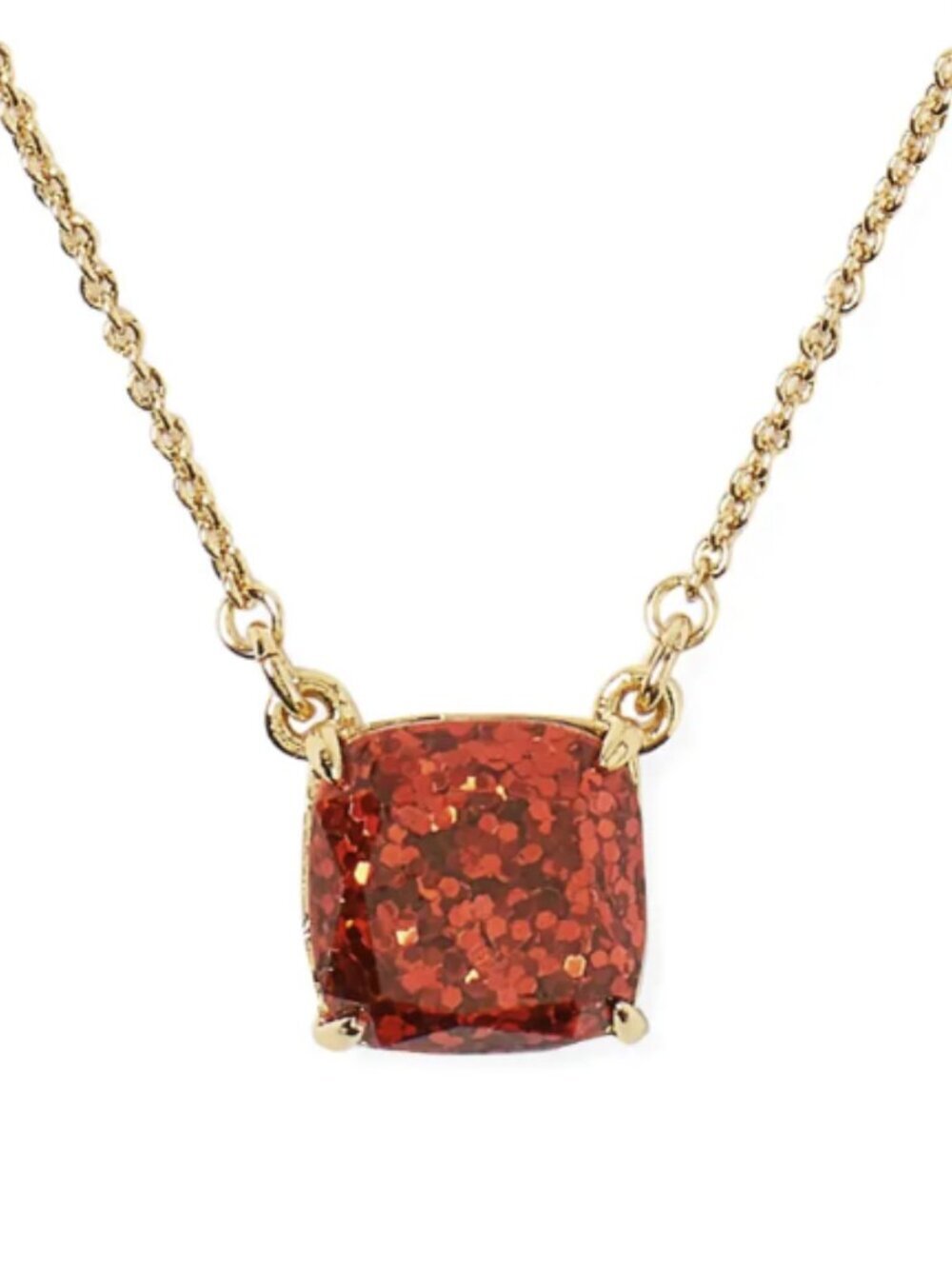 Kate Spade New York Cause A Stir Pendant Necklace in Red